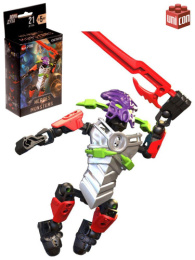 Конструктор пластиковый  21 элемент Heroes & Monsters. Воин Духа Unicon SL-4077/1894739