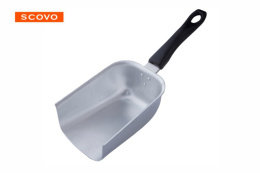 Совок для сыпучих продуктов алюминиевый пластиковая ручка Scovo ТП-007