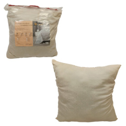 Подушка 70х70см Силиконизированное волокно (п/э 70) в пакете Коллекция Эконом ДомВелл 