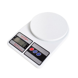 Весы кухонные электронные до 10кг, пластиковые, белый Maxtronic MAX-KS-400