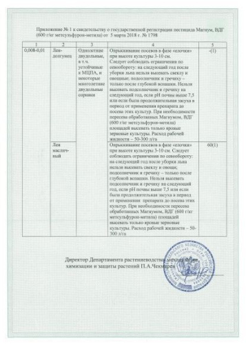 Магнум 2г защита от сорняков Avgust