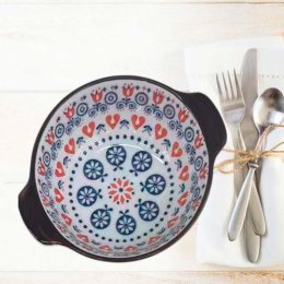 Салатник керамический 110мм с узором Радужный Дом РД22789