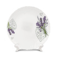 Тарелка стеклокерамическая мелкая 190мм Лаванда Фокус 7131н-твч7,5