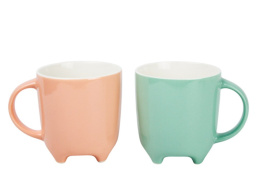 Кружка фарфоровая 400мл, в ассортименте Фокус К060850