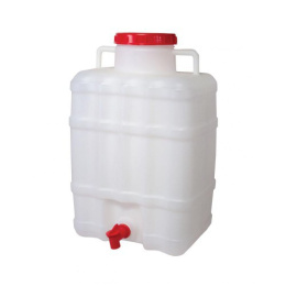 Канистра-умывальник 20л пластиковая, горловина d-11см с краником Альтернатива М667