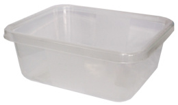 Таз пластиковый прямоугольный  9л мерный прозрачный, цвета в ассортименте Ар-Пласт 03092