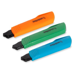 Нож строительный большой 18мм Smartbuy Tools SK, пластиковый SBT-KNB-18P1