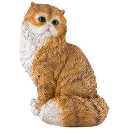 Фигурка садовая из полистоуна Кот персидский сидит 24х22х30см Park 169451