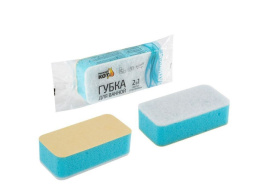 Губка для ванной 2 в 1: уборка и полировка Рыжий кот 002626