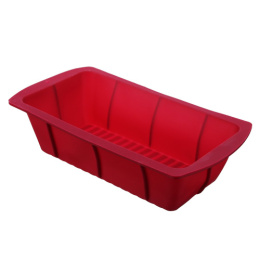 Форма для выпечки силиконовая прямоугольная 22,5х12,5см h-6см для хлеба и кексов, цвета в ассортименте Vetta 856-126