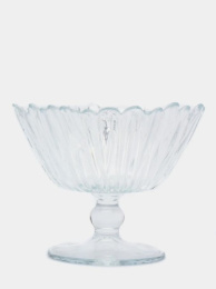 Ваза для конфет стеклянная на ножке Аврора (Aurora) 140мм h-107,5мм Pasabahce Бор 95833SL/St