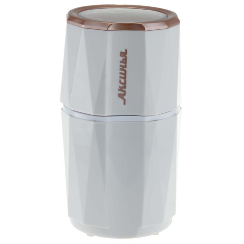 Кофемолка электрическая 200Вт, вместимость 60г, белый Аксинья КС-603