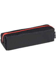 Пенал-тубус черный с коралловым ПН-3108