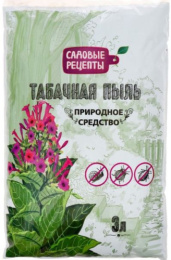 Табачная пыль Био 1кг/3л для борьбы с насекомыми вредителями Садовые рецепты