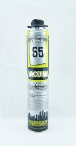 Пена монтажная Vacuum 65 профессиональная всесезонная 870г/1000мл Vacuum
