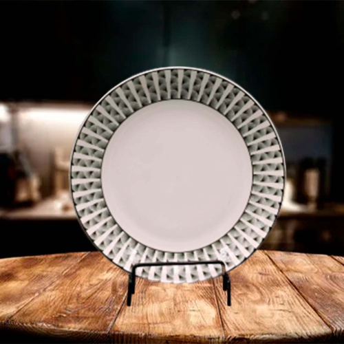 Тарелка керамическая мелкая 270мм Иллюзия Радужный Дом РД21829