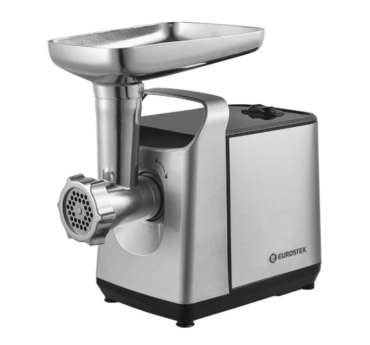 Мясорубка электрическая 2000Вт, без шинковки, серебристый Eurostek EMG-YK04K