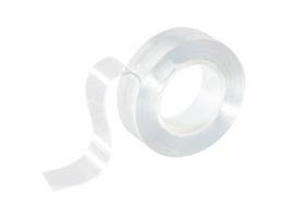 Нано-лента двусторонняя клейкая многоразовая 20мм х 1м, прозрачная Park 103908