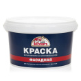 Краска водно-дисперсионная акриловая фасадная белая матовая  3кг Эксперт
