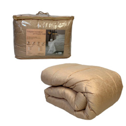 Одеяло 200х220см Верблюжья шерсть (п/э 70) в чемодане ДомВелл 