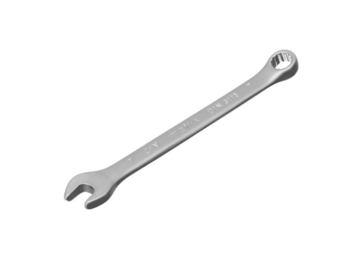 Ключ комбинированный  7х7мм матовый хром Matrix 15103