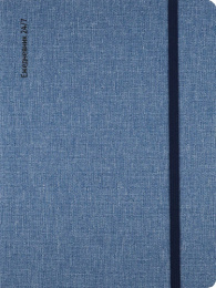 Ежедневник недатированный А5 136 листов Blackpool, голубой 136-7598