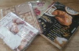 Скатерть ПВХ на нетканой основе с бейкой прямоугольная 110х140см Фиеста, в ассортименте