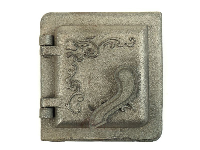 Печная дверка поддувальная чугунная 15х16см Бежецкий ЛМЗ ДП-1