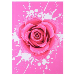 Книжка записная А6  64 листа Сладкая роза, интегральная обложка 11134