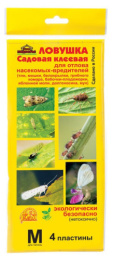Ловушка клеевая от садовых вредителей М 4шт. Ваше хозяйство