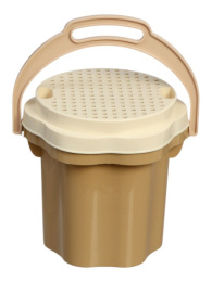 Набор для песочницы пластиковый  6 предметов №174 Зефир: ведро, сито, совок, грабли, формочки 2шт., в сетке Stellar 01874/10994558