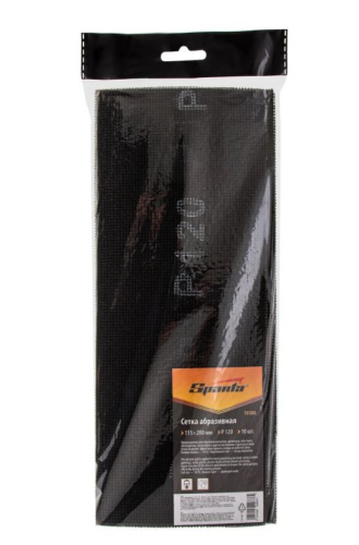 Сетка абразивная набор 10шт. зернистость P120 115х280мм Sparta 751285