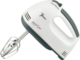 Миксер электрический 180Вт, 7 скоростей, белый с серым Maxtronic MAX-LY-610