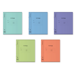 Тетрадь  12 листов клетка ErichKrause Классика Coverpro Matt Pulse, пластиковая обложка 64753