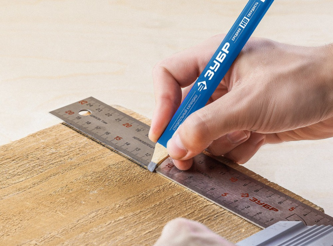 Карандаш строительный 180мм, HB, Профессионал Зубр 4-06305-18