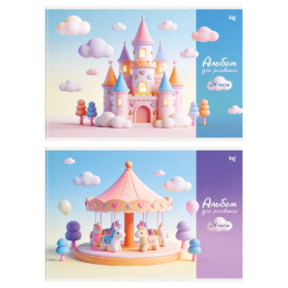 Альбом для рисования 24 листа BG Волшебное королевство АР4СК24 62636