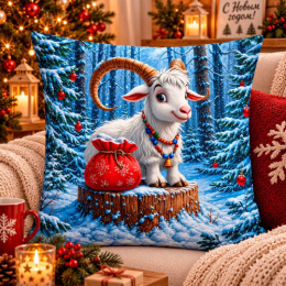 Подушка 40х40см габардин, поплин Рогулька ДомВелл 