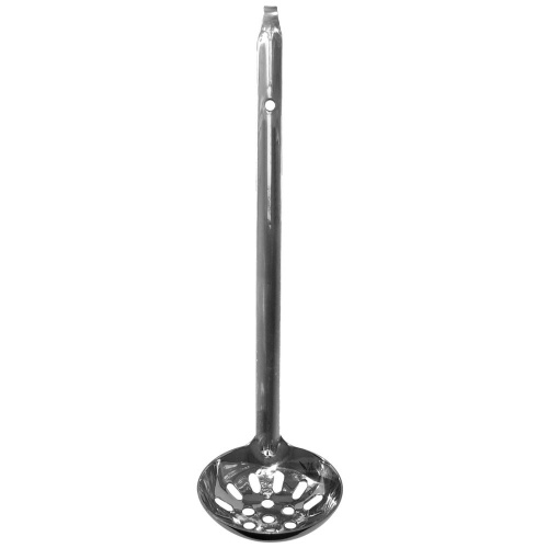 Половник стальной хромированный для консервов 29см Мультидом AN50-82