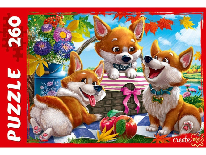 Пазлы  260 элементов Корги П260-2971