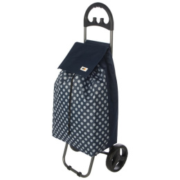 Тележка багажная с сумкой 54х34х20см Точки, до 30кг Рыжий кот 110654