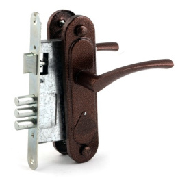 Замок врезной Омега -ЗВ9.1-01, медь Омега 25479