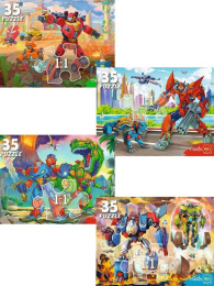 Пазлы   35 элементов Мир трансформеров №33 П35-7203