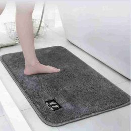 Коврик напольный для ванной 50х 80см Welcome, полиэстер, низкий ворс Радужный Дом РД68090