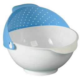 Миска - дуршлаг пластиковая 2,5л цвета в ассортименте Ар-Пласт 03030