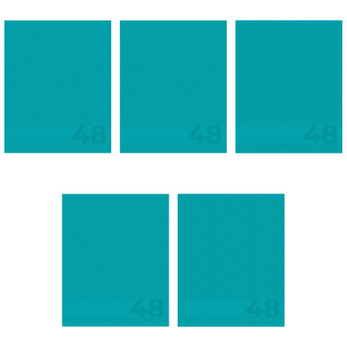 Тетрадь  48 листов Аквамарин 15020/5