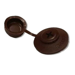 Колпачок кровельный с шайбой (коричневый) 079-20