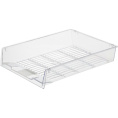Лоток для бумаг Attache, решетчатый, прозрачный 503692