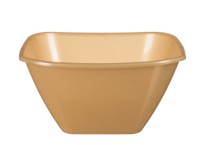 Салатник пластиковый квадратный Sunrise 2,0л золотой Lidex LX1102238-01