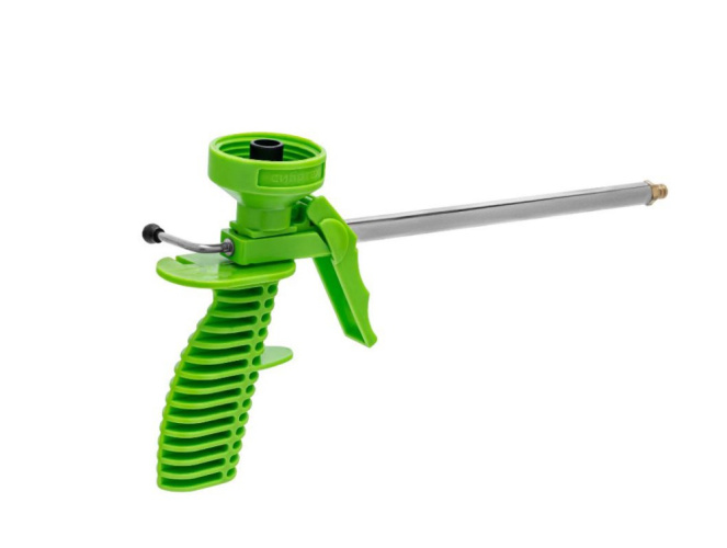 Пистолет для монтажной пены с пластиковым корпусом Сибртех 88672