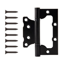 Петля накладная Code Deco 100х75х2,5-B2-BLM матовый черный (бабочка) Code Deco 41253